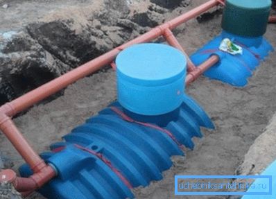 En la foto - instalaciones para el rezago anaeróbico y clarificación de aguas residuales. En la foto - instalaciones para el rezago anaeróbico y clarificación de aguas residuales.