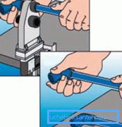 En la foto - el método de conexión de tuberías de PP. En la foto - el método de conexión de tuberías de PP.