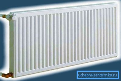 En la foto: panel de acero del radiador de este tipo se puede encontrar en una variedad de estructuras.