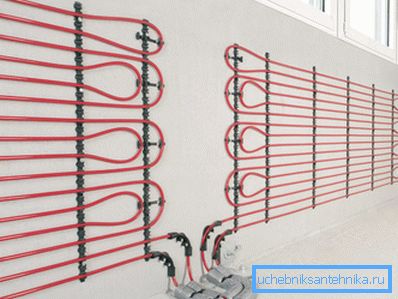 En el sistema de calefacción foto - pared antes de enfrentarse con materiales decorativos. En el sistema de calefacción foto - pared antes de enfrentarse con materiales decorativos.