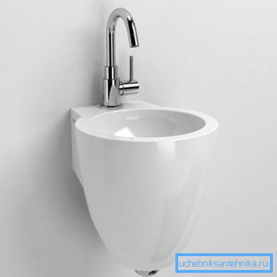 En la foto, el recipiente tiene un diámetro de 270 mm, que es probablemente el fregadero más pequeño del inodoro. En la foto, el recipiente tiene un diámetro de 270 mm, que es probablemente el fregadero más pequeño del inodoro.