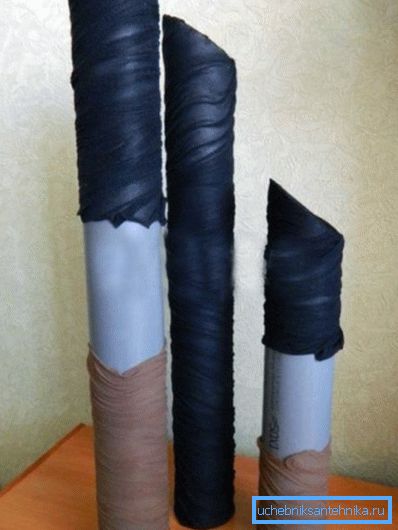 En la foto - La implementación de la decoración combinada. En la foto - La implementación de la decoración combinada.