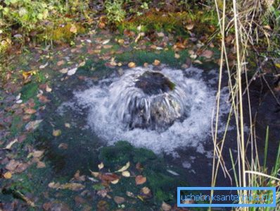 El agua a presión se mezcla especialmente activamente con otros horizontes. El agua a presión se mezcla especialmente activamente con otros horizontes.