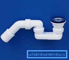 Sifón de desagüe ordinario para ducha. Sifón de desagüe ordinario para ducha.