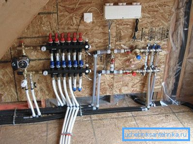 Uno de los elementos del sistema de calefacción radial con circulación forzada es una bomba. Uno de los elementos del sistema de calefacción radial con circulación forzada es una bomba.