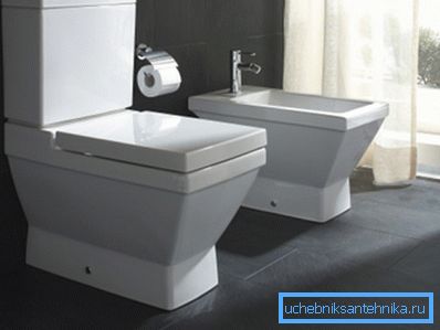 Un bidé independiente ocupa mucho espacio en el baño Un bidé independiente ocupa mucho espacio en el baño