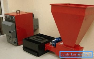 Búnker separado, unido a varios tipos de calderas de combustible sólido. Búnker separado, unido a varios tipos de calderas de combustible sólido.