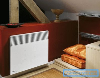 El panel convector casi no tiene lugar. El panel convector casi no tiene lugar.