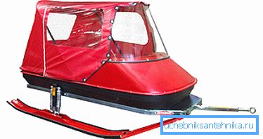 Trineo de pasajeros para moto de nieve Trineo de pasajeros para moto de nieve
