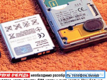 Lo primero es secar el teléfono. Lo primero es secar el teléfono.