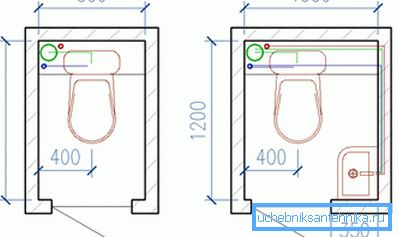 Disposición de aseo con lavabo en la esquina. Disposición de aseo con lavabo en la esquina.