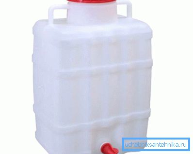 Recipiente de plástico - lavabo con grifo Recipiente de plástico - lavabo con grifo