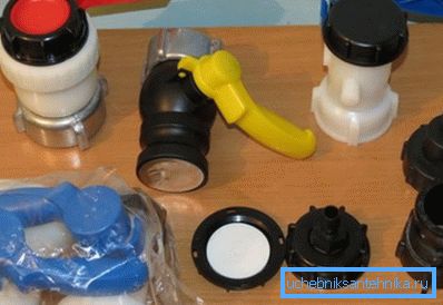 Válvulas y adaptadores de plástico para Eurocup Válvulas y adaptadores de plástico para Eurocup