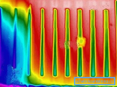 El termograma de la batería muestra claramente que las secciones extremas casi no funcionan El termograma de la batería muestra claramente que las secciones extremas casi no funcionan