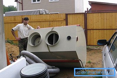 Preparación de un tanque séptico para la instalación. Preparación de un tanque séptico para la instalación.