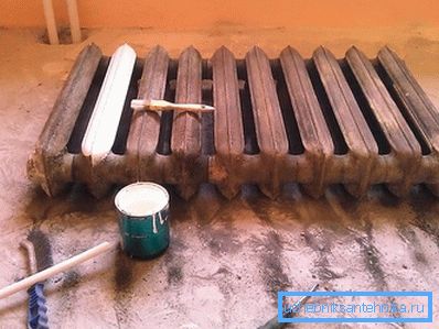 Pintar batería de hierro Pintar batería de hierro
