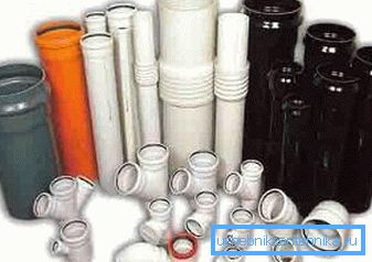 Tuberías de polímero - el material más común para la instalación de aguas residuales Tuberías de polímero - el material más común para la instalación de aguas residuales