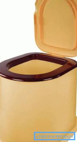 Modelo en polipropileno de un inodoro para regalar. Modelo en polipropileno de un inodoro para regalar.