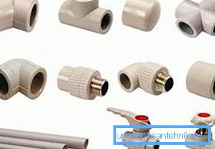 Tubos de polipropileno de plástico para suministro de agua y accesorios. Tubos de polipropileno de plástico para suministro de agua y accesorios.