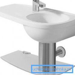 Un estante en el semi-pedestal es una gran solución. Un estante en el semi-pedestal es una gran solución.
