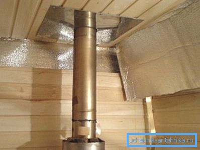 Disposición adecuada de la chimenea del baño. Disposición adecuada de la chimenea del baño.
