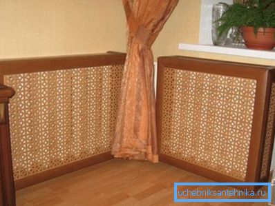 Un ejemplo de cómo decorar calefacción por radiadores y tuberías. Un ejemplo de cómo decorar calefacción por radiadores y tuberías.