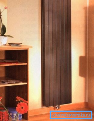 Ejemplo de un radiador alto Ejemplo de un radiador alto
