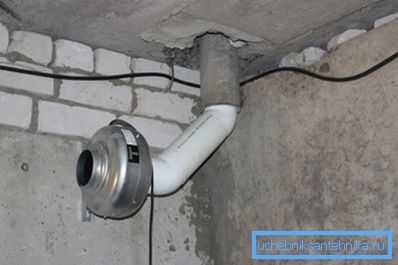 Ventilación forzada del sótano en la casa con la ayuda de equipos especiales. Ventilación forzada del sótano en la casa con la ayuda de equipos especiales.
