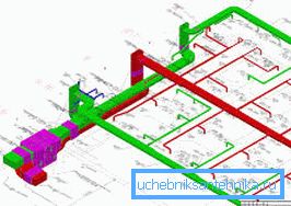 37 El proyecto del sistema de ventilación del centro de oficinas.