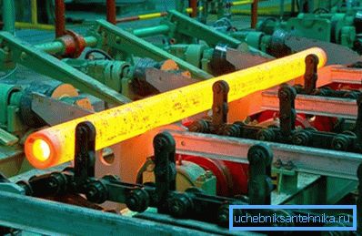 Producción de tubos laminados en caliente. Producción de tubos laminados en caliente.