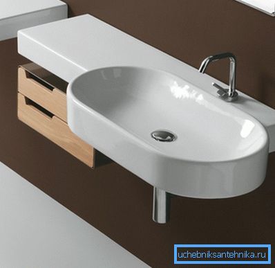 El producto más simple del tipo colgante tiene un diseño simple y, a veces, se parece a un fregadero común. El producto más simple del tipo colgante tiene un diseño simple y, a veces, se parece a un fregadero común.