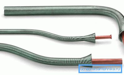 Muelles para doblar tubos de latón Muelles para doblar tubos de latón