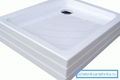 Plato de ducha rectangular