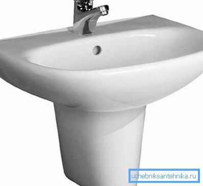 Fregadero con semi-pedestal muy original. Fregadero con semi-pedestal muy original.