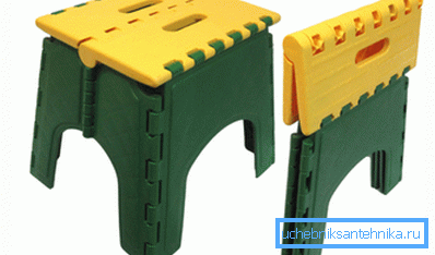Taburete plegable de plástico Taburete plegable de plástico