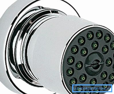 Difusor con boquilla pulverizadora para regaderas.
