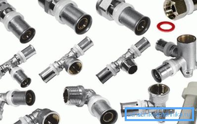 Tipos de un accesorio floreciente para plast metal