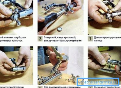 Reparación de grifos de bricolaje - esquema paso a paso. Reparación de grifos de bricolaje - esquema paso a paso.