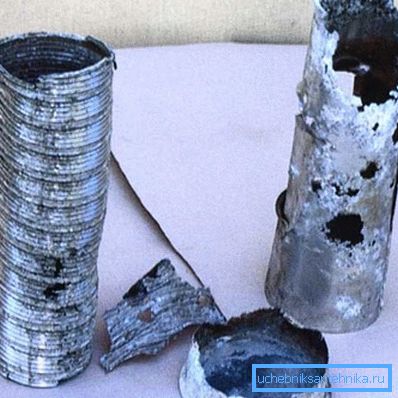 El resultado del condensado sobre el metal. El resultado del condensado sobre el metal.