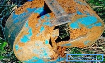 Broca casera para el pozo del tipo cuchara. Broca casera para el pozo del tipo cuchara.