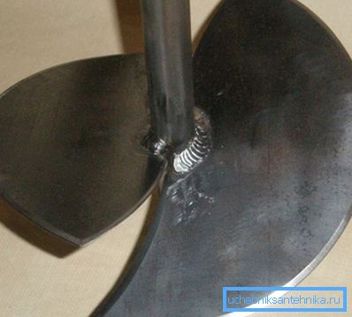 Taladro de barrena hecho en casa. Taladro de barrena hecho en casa.