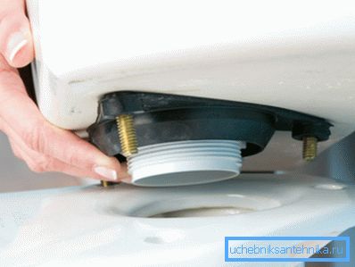 Montaje de productos sanitarios. Forro ajustado correctamente. Montaje de productos sanitarios. Forro ajustado correctamente.