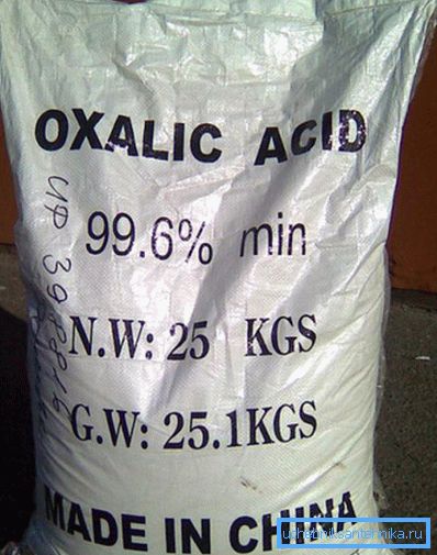 Ácido oxálico Ácido oxálico