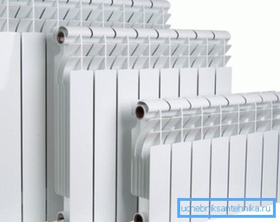 Baterías seccionales de aluminio. Baterías seccionales de aluminio.