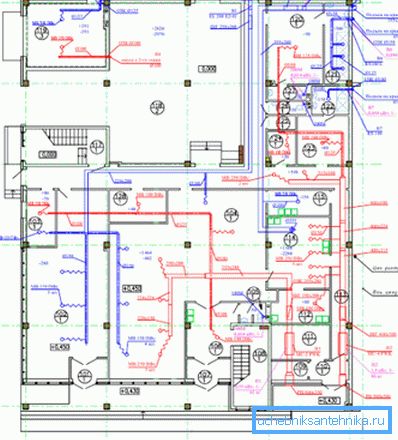 Esquema de dibujo de ventilación de oficina. Esquema de dibujo de ventilación de oficina.