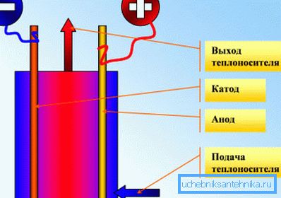 Circuito de caldera electrodo