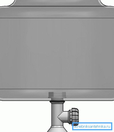 El esquema de instalación de la grúa sobre el depósito de agua. El esquema de instalación de la grúa sobre el depósito de agua.