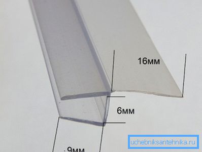Compactador de silicona para vidrio de 6 mm de espesor. Compactador de silicona para vidrio de 6 mm de espesor.