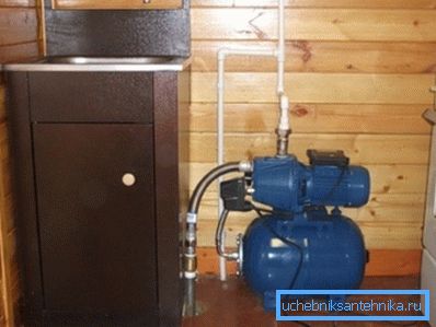 Una aguja de pozo se puede instalar directamente en la casa. Una aguja de pozo se puede instalar directamente en la casa.