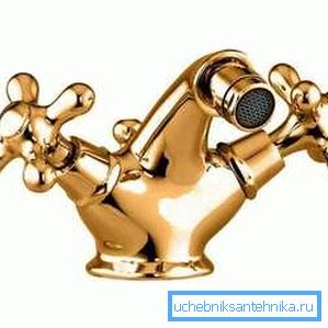 Grifo de bidé de bronce adecuado para interiores diseñados en estilo clásico Grifo de bidé de bronce adecuado para interiores diseñados en estilo clásico